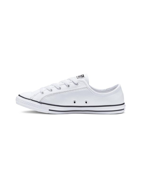 Astronave interior Confidencial Hot sale - Converse Chuck Taylor All Star Leather Dainty Ox Plimsolls -  White at discount 53% in 2022